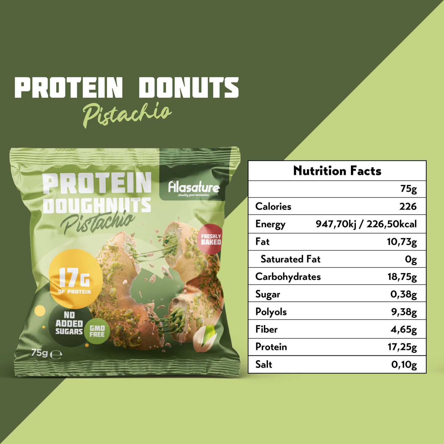 Alasature Protein Doughnuts (Box of 8)