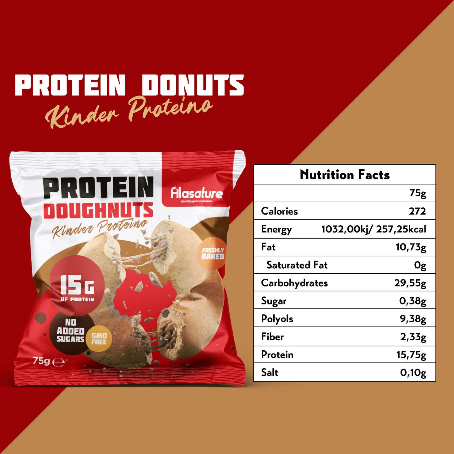 Alasature Protein Doughnuts (Box of 8)