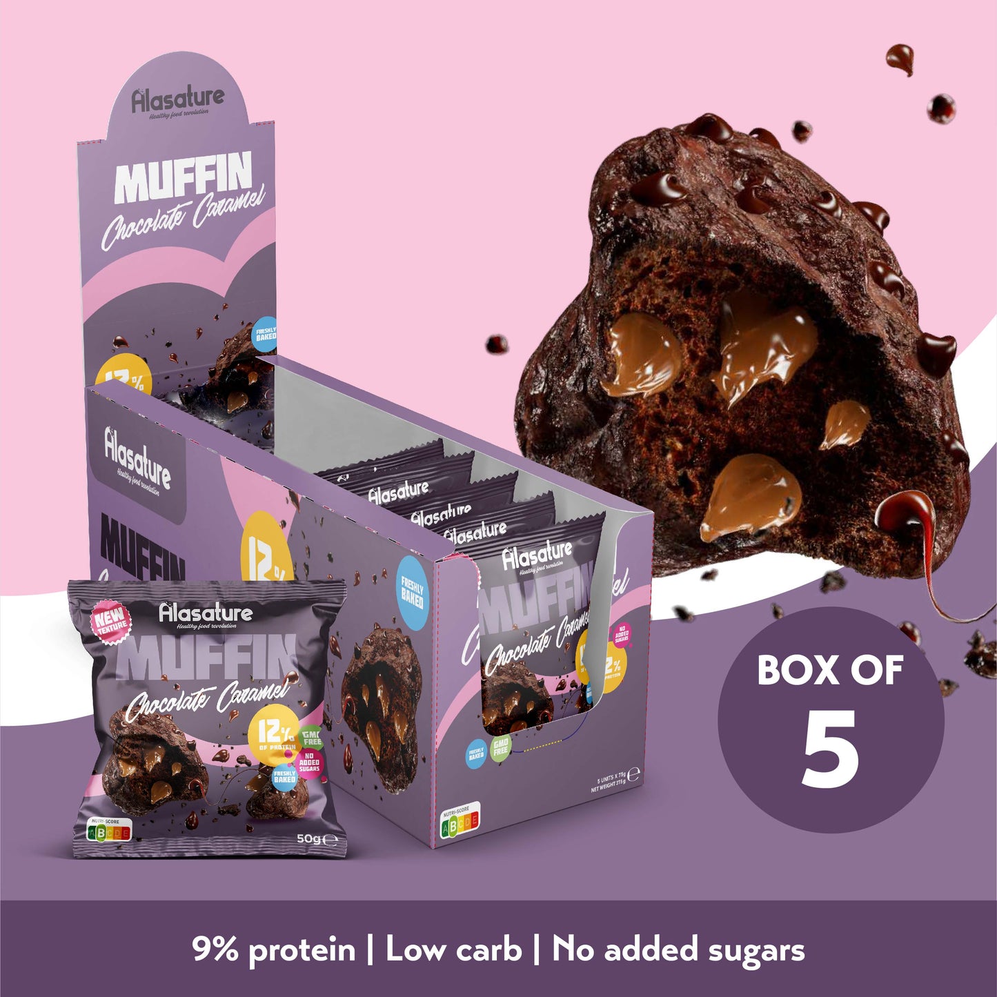 Alasature Protein Muffin (Box of 5)