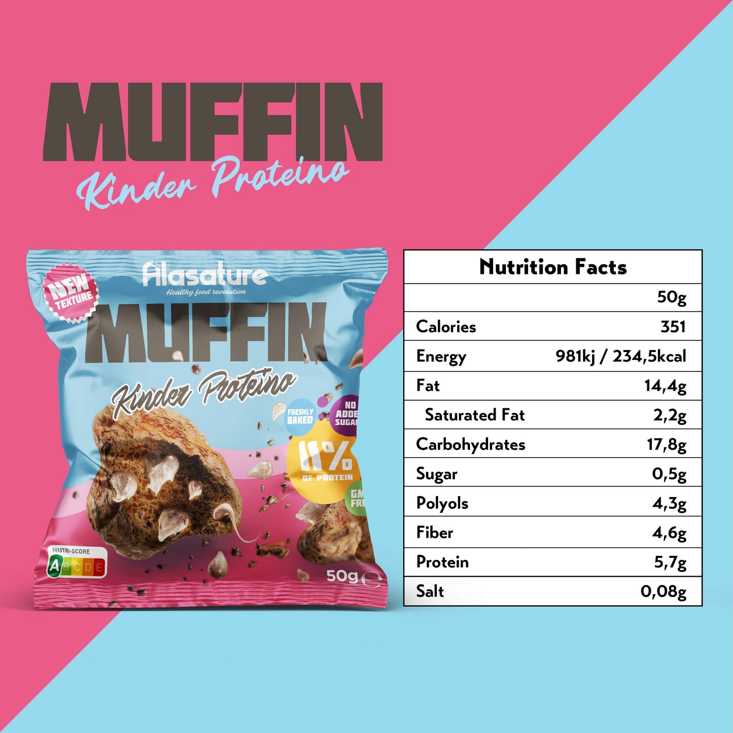 Alasature Protein Muffin (Box of 5)