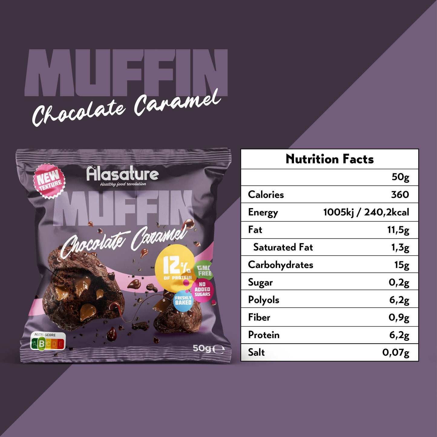 Alasature Protein Muffin (Box of 5)