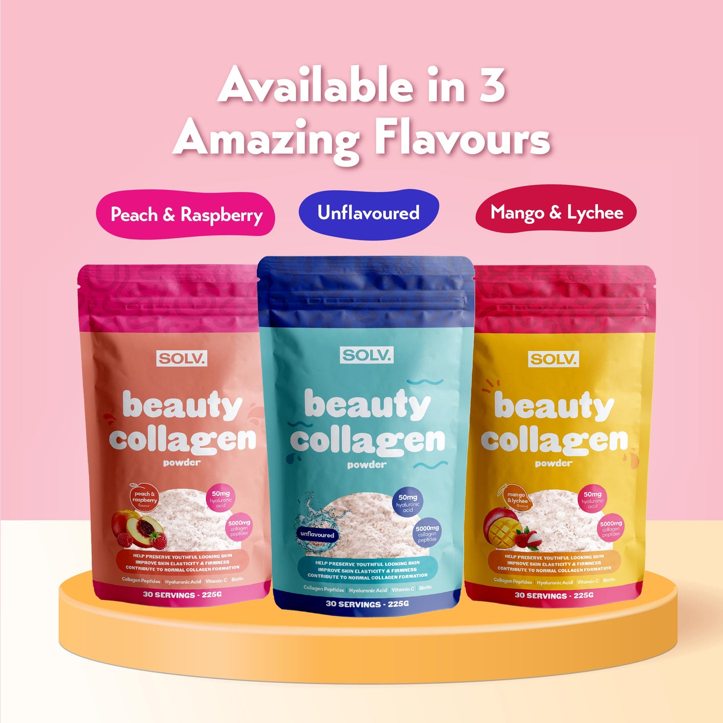 (BUY 1 GET 1 FREE) SOLV Beauty Collagen Powder (225g)