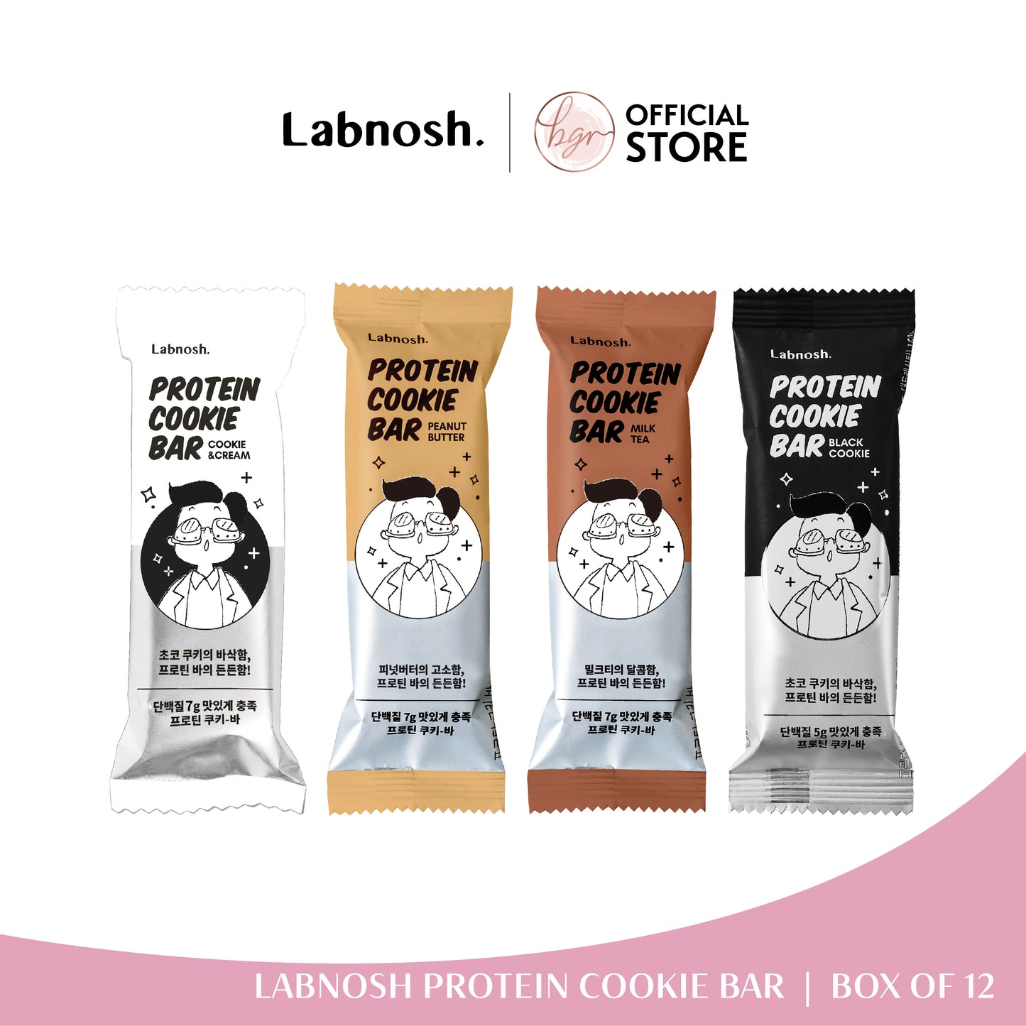 Labnosh Protein Cookie Bar (Box Of 12)