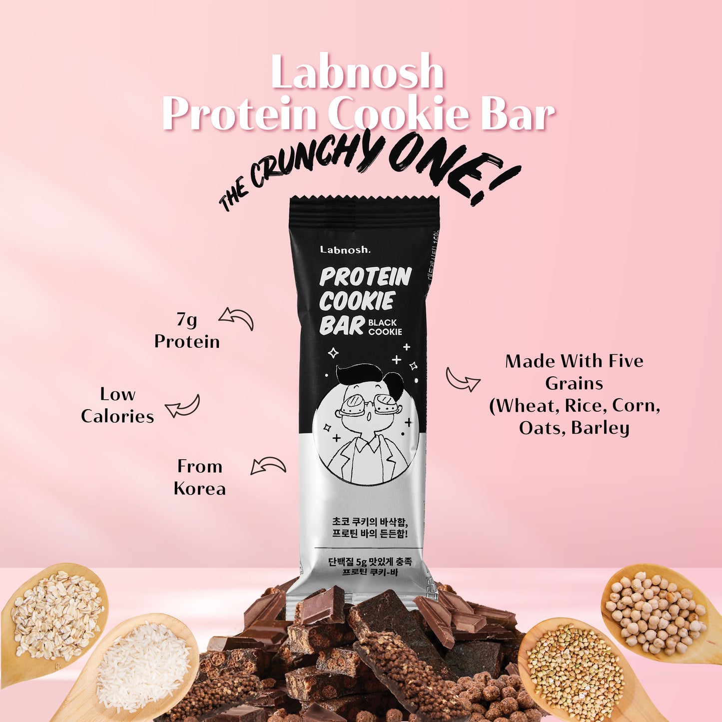 Labnosh Protein Cookie Bar (Box Of 12)