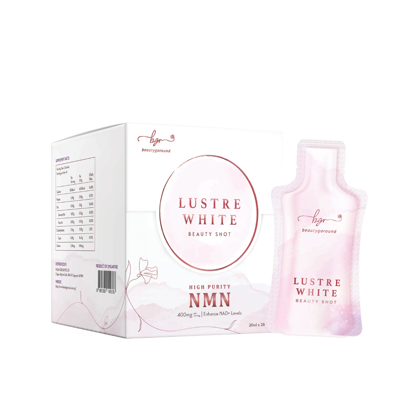 BeautyGoRound Lustre White Beauty Shot (Box of 28)