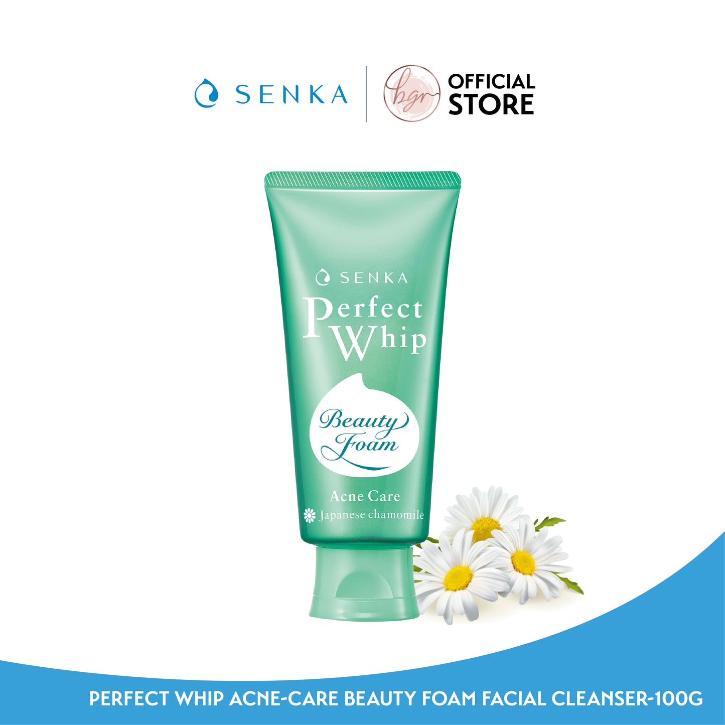 SENKA Perfect Whip Acne-Care Beauty Foam Facial Cleanser (100g)