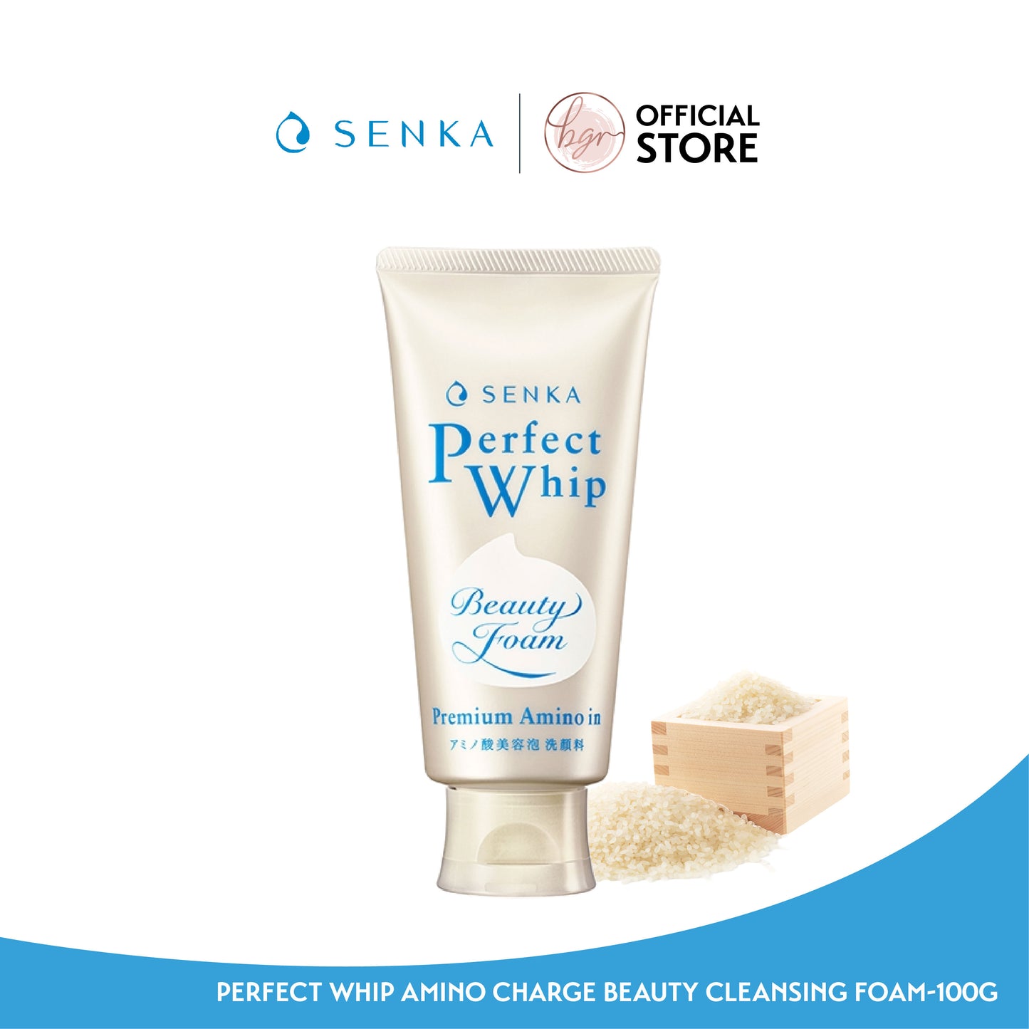 SENKA Perfect Whip Amino Charge Beauty Cleansing Foam (100g)