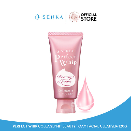 SENKA Perfect Whip Collagen-in Beauty Foam Facial Cleanser (120g)