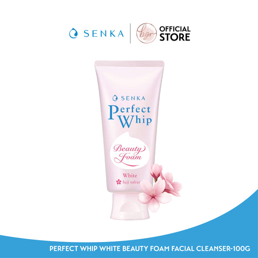 SENKA Perfect Whip White Beauty Foam Facial Cleanser (100g)