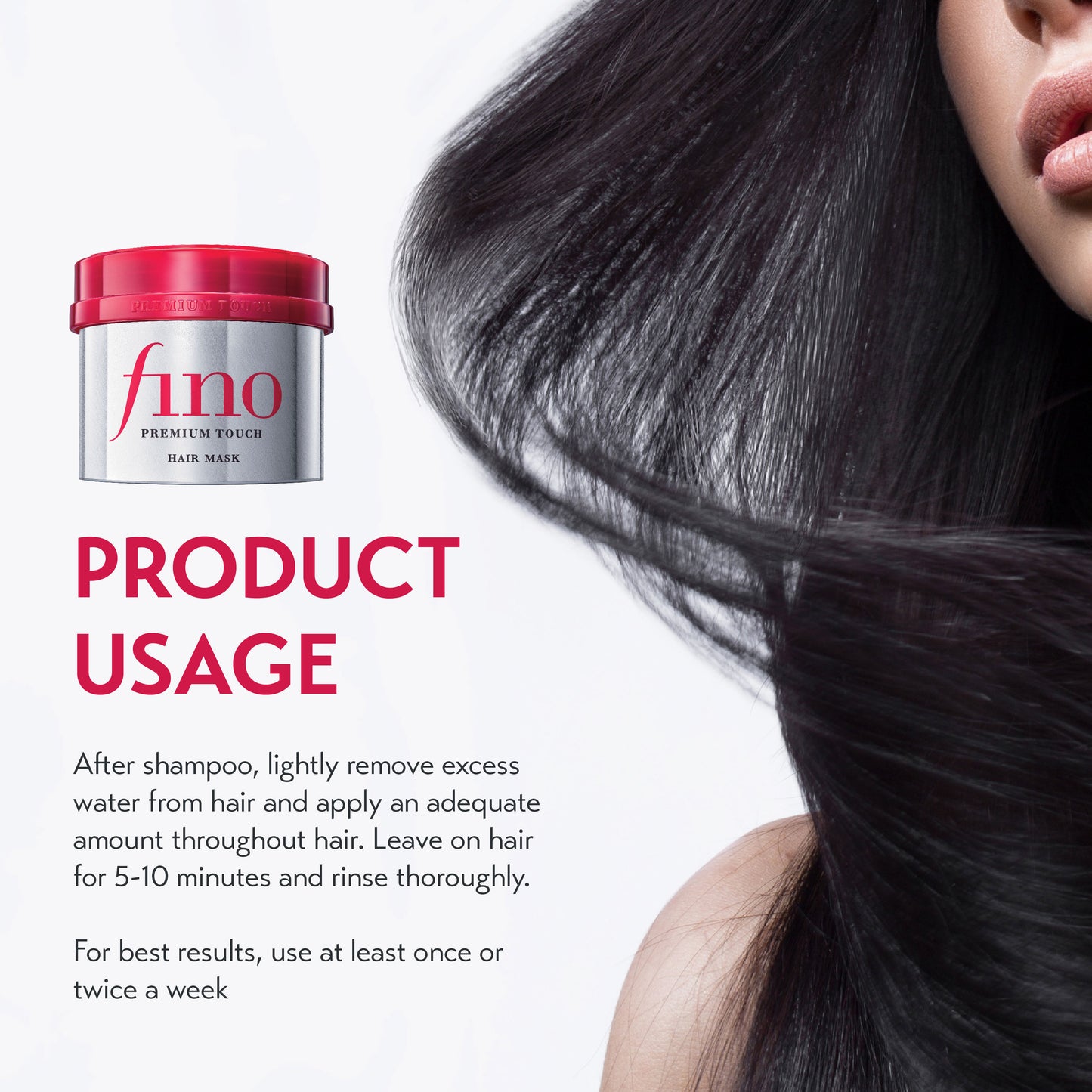 FINO Premium Touch Hair Mask Rinse-off Treatment (230g)