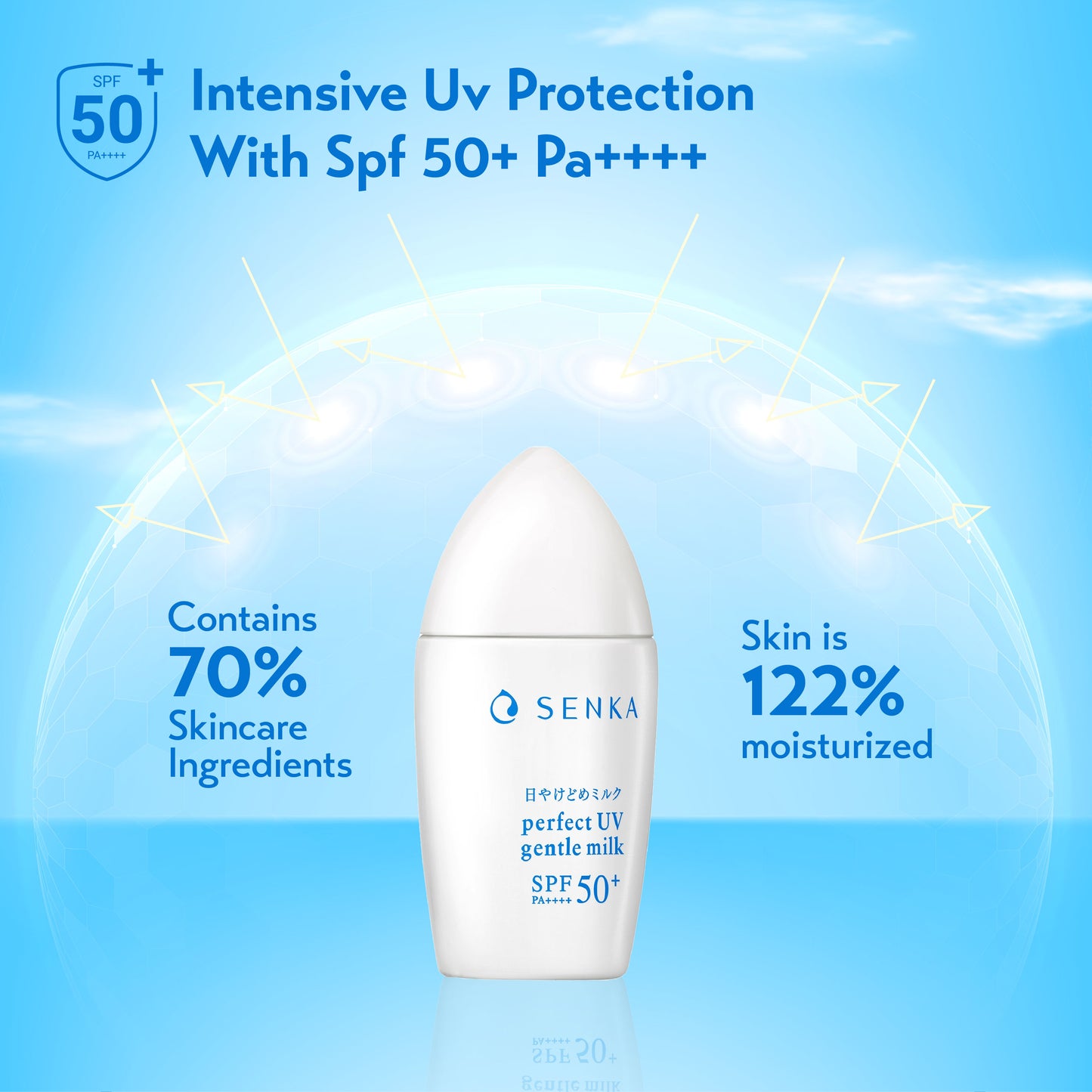 SENKA Perfect Uv Gentle Milk Spf 50+ Pa++++ (40ml)