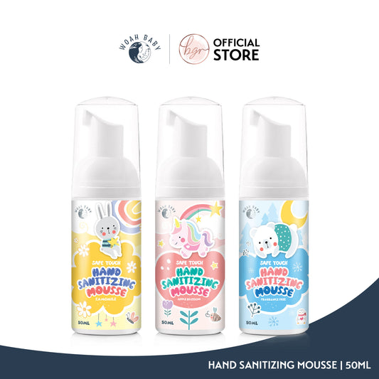 WOAH Baby Safe Touch Hand Sanitizing Mousse (50ML)