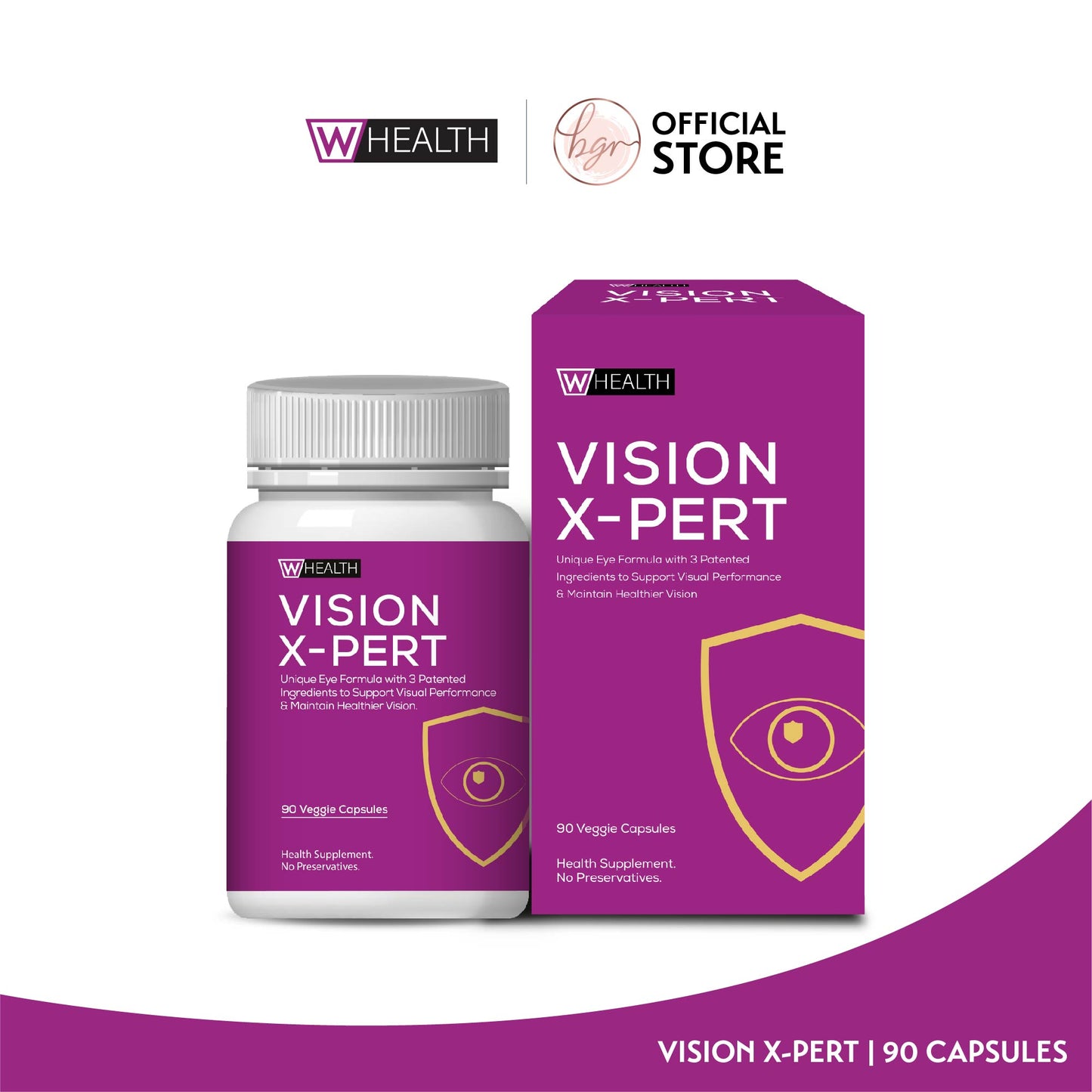 WOAH Health Vision X-pert (90 Veggie Capsules)