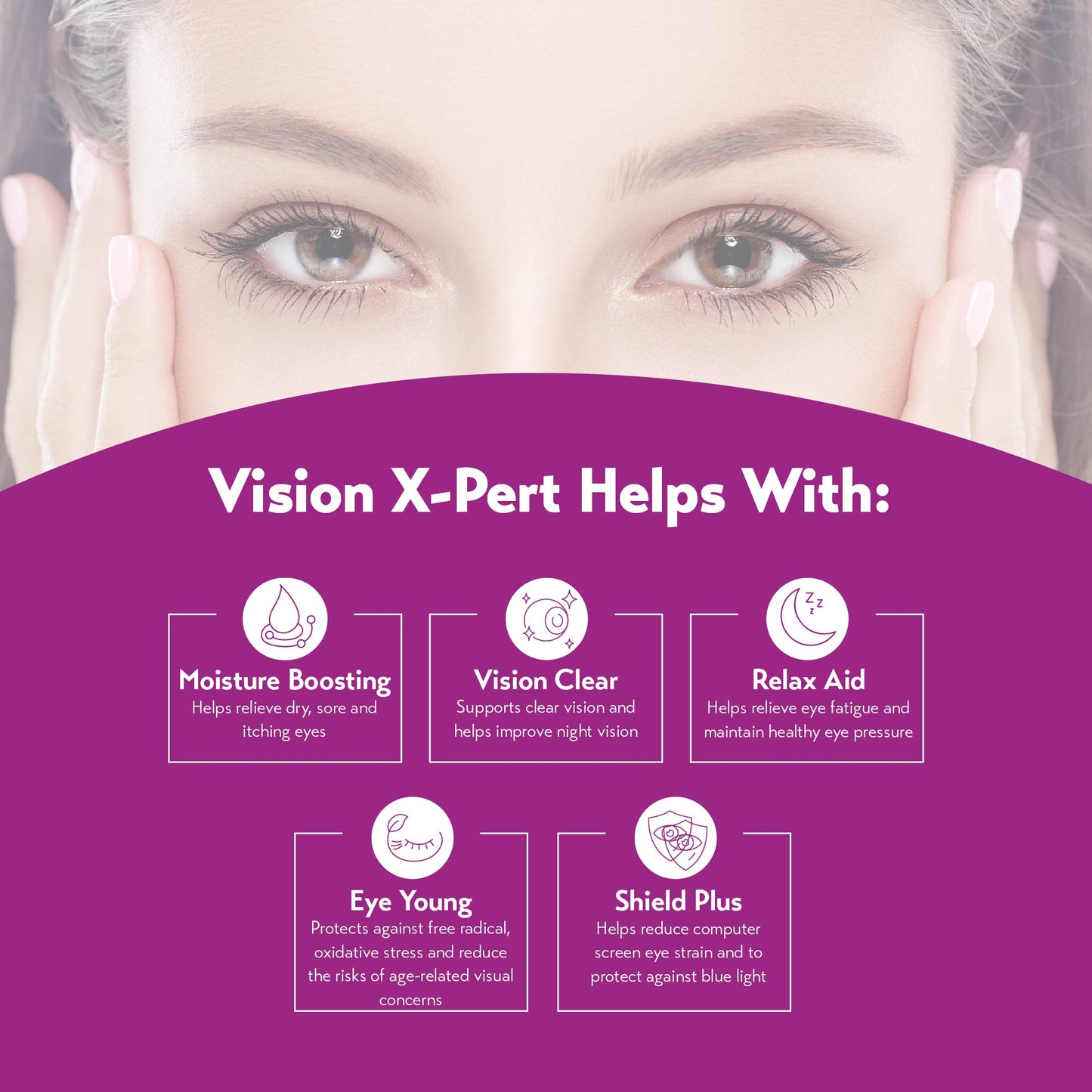 WOAH Health Vision X-pert (90 Veggie Capsules)